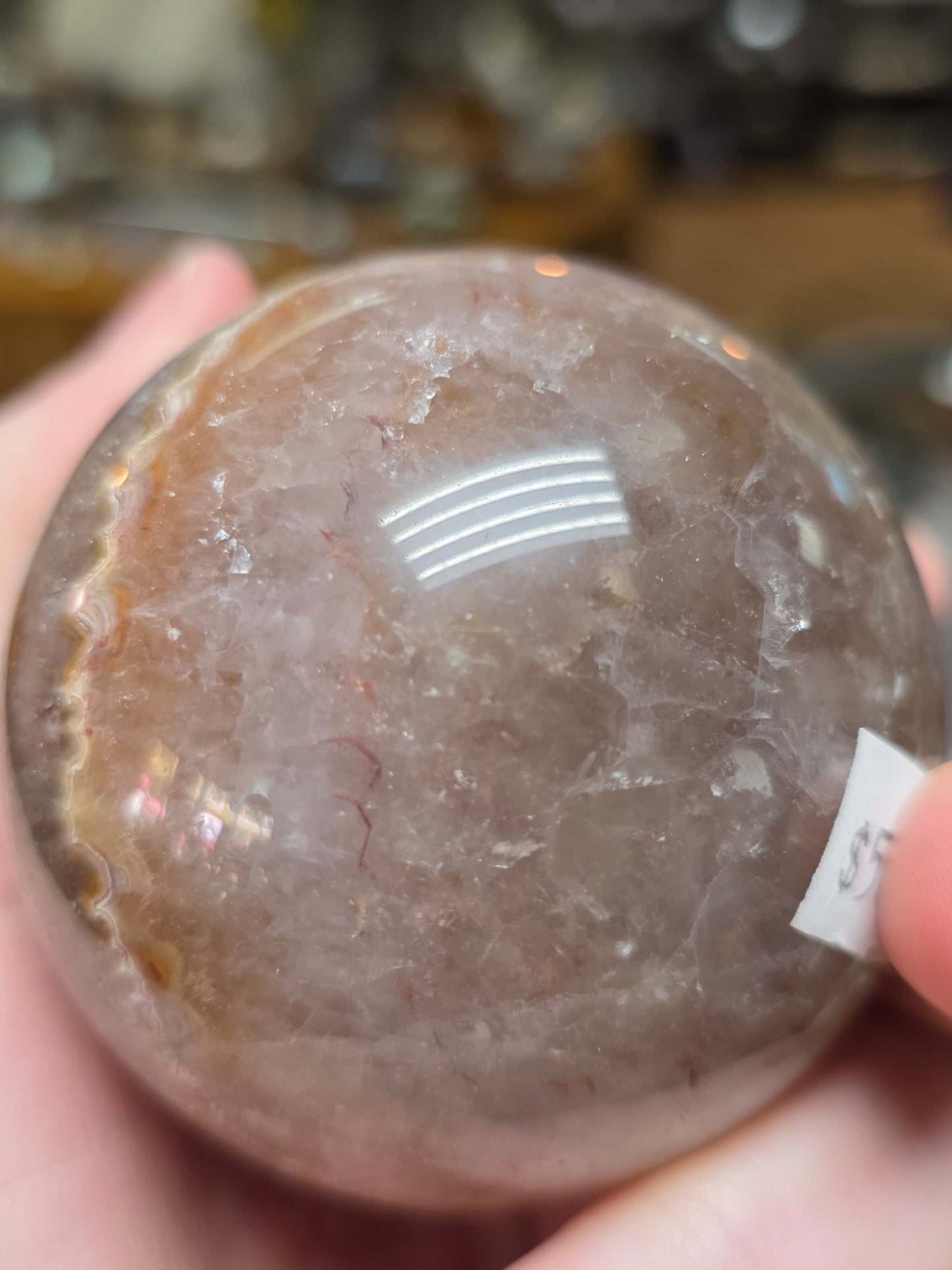 Amethyst Agate Sphere