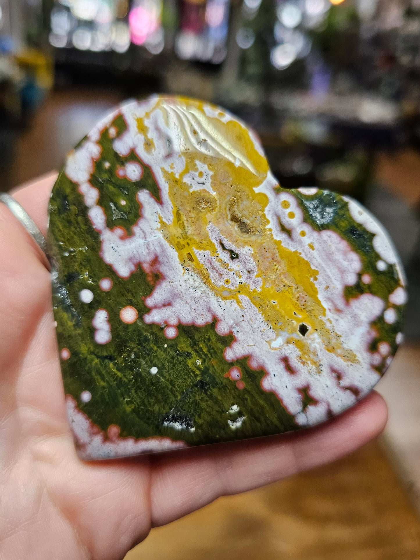 Ocean Jasper Heart