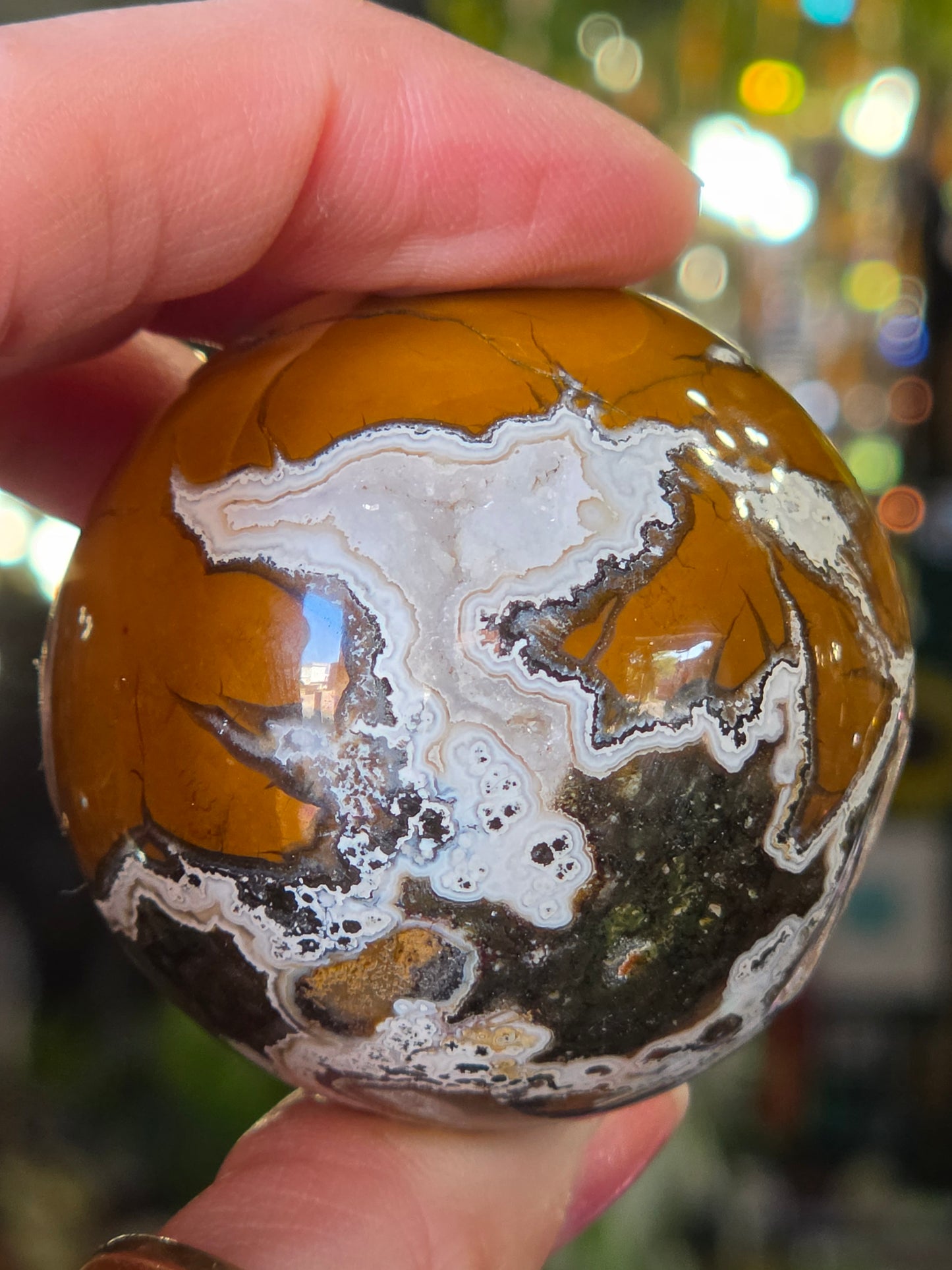 Cayon Jasper (Brecciated Jasp-Agate) Sphere