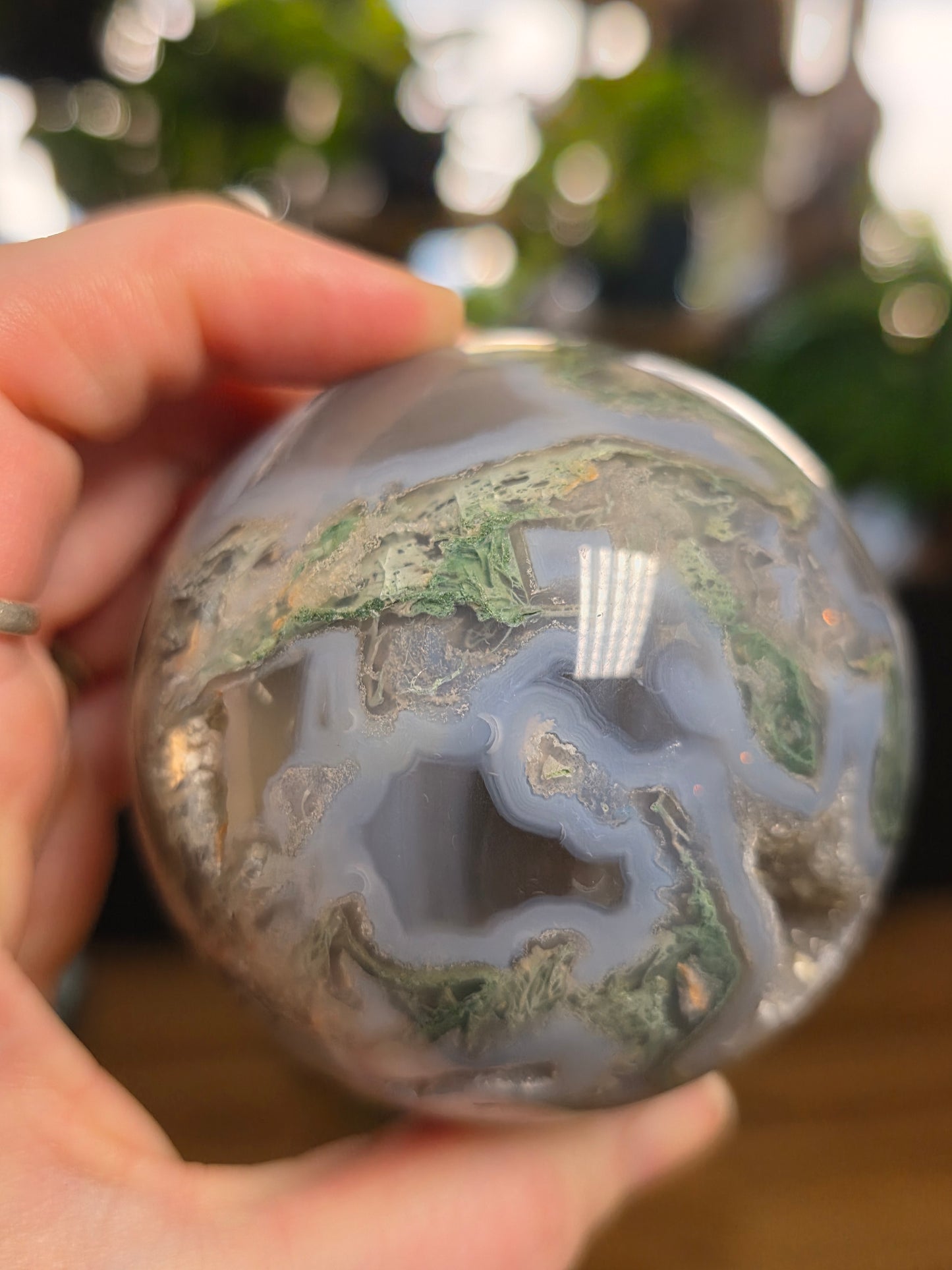 Moss Agate Sphere