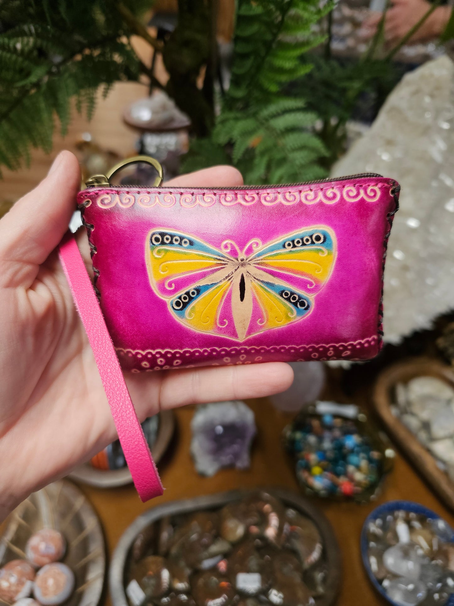 Moth coin purse