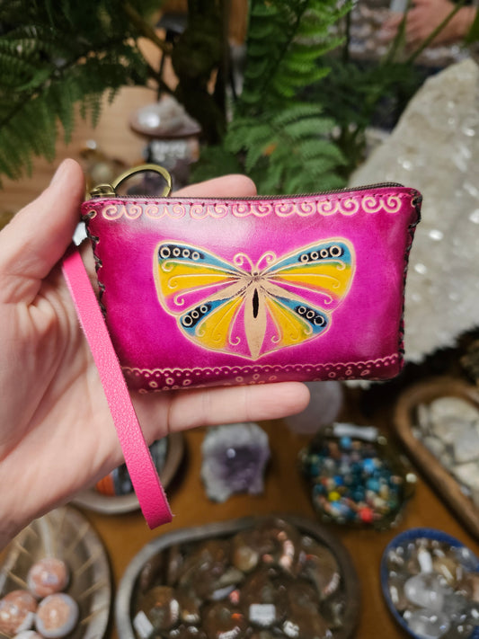 Moth coin purse
