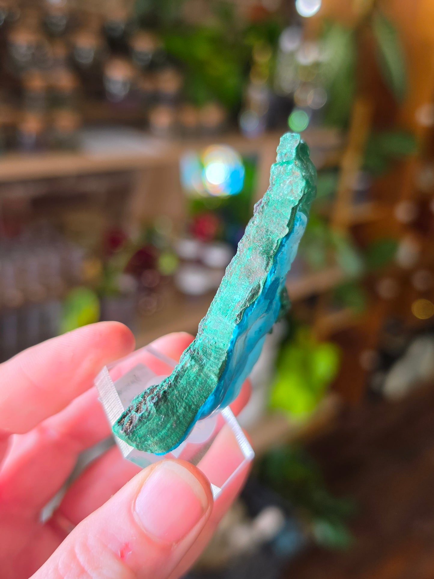 Chrysocolla and Malachite
