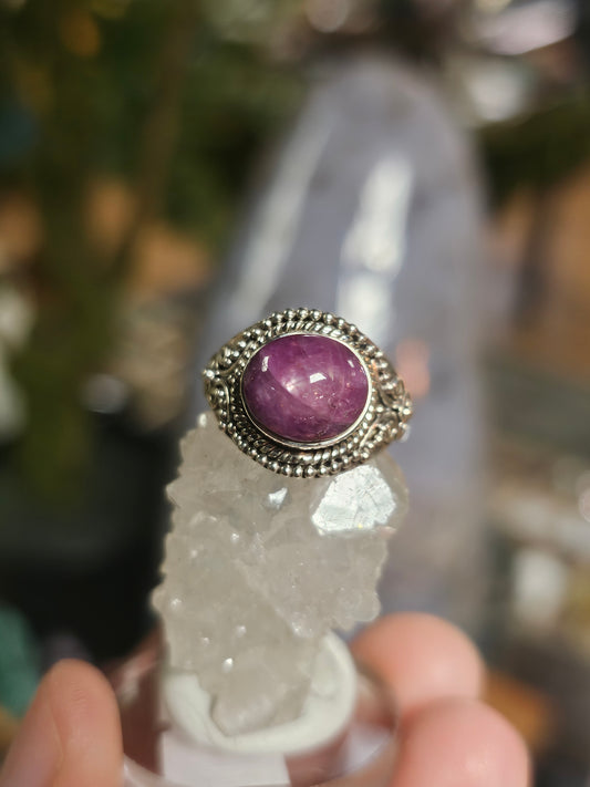 Size 7.5 Ruby Ring