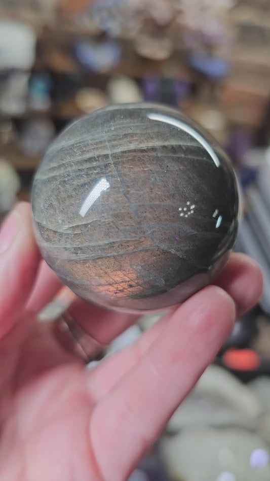Orange Labradorite Sphere