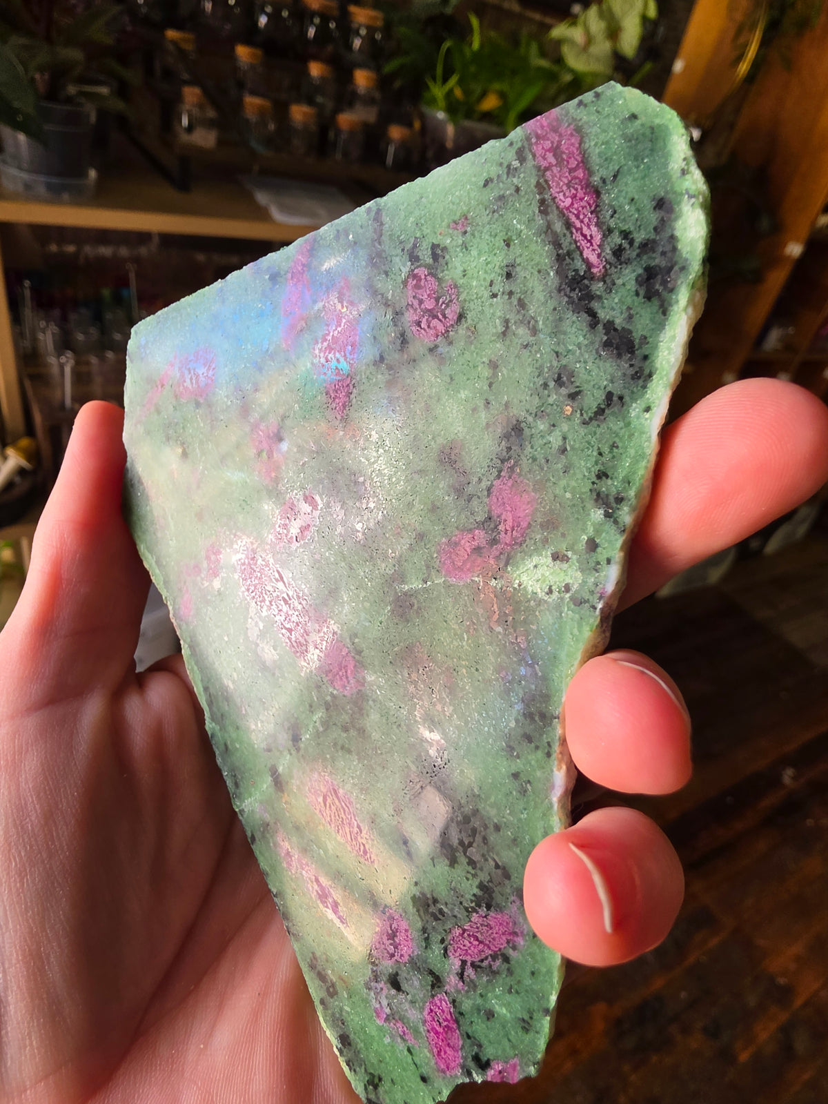 Ruby in Zoisite Slab