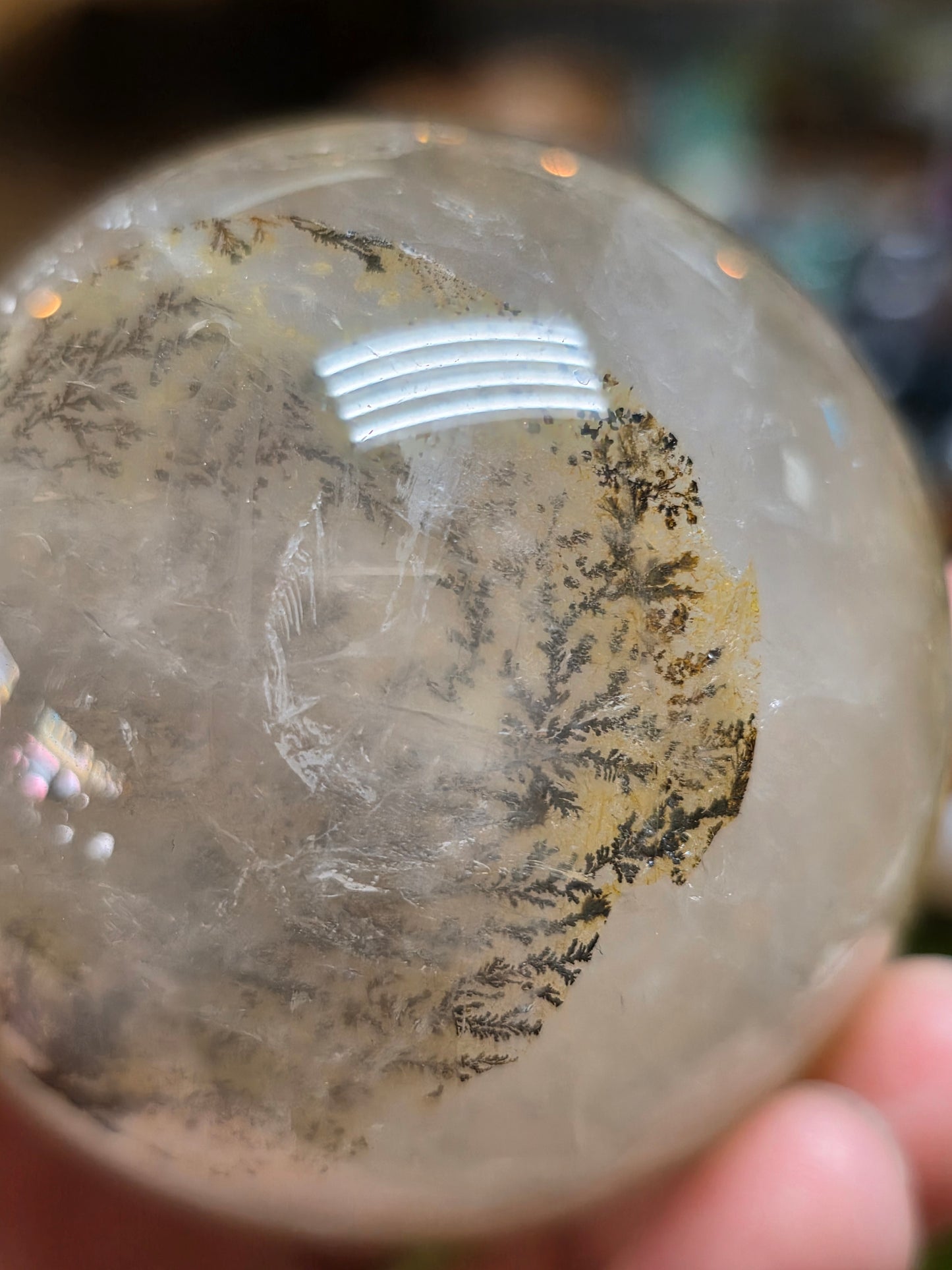 Dendritic Quartz Sphere