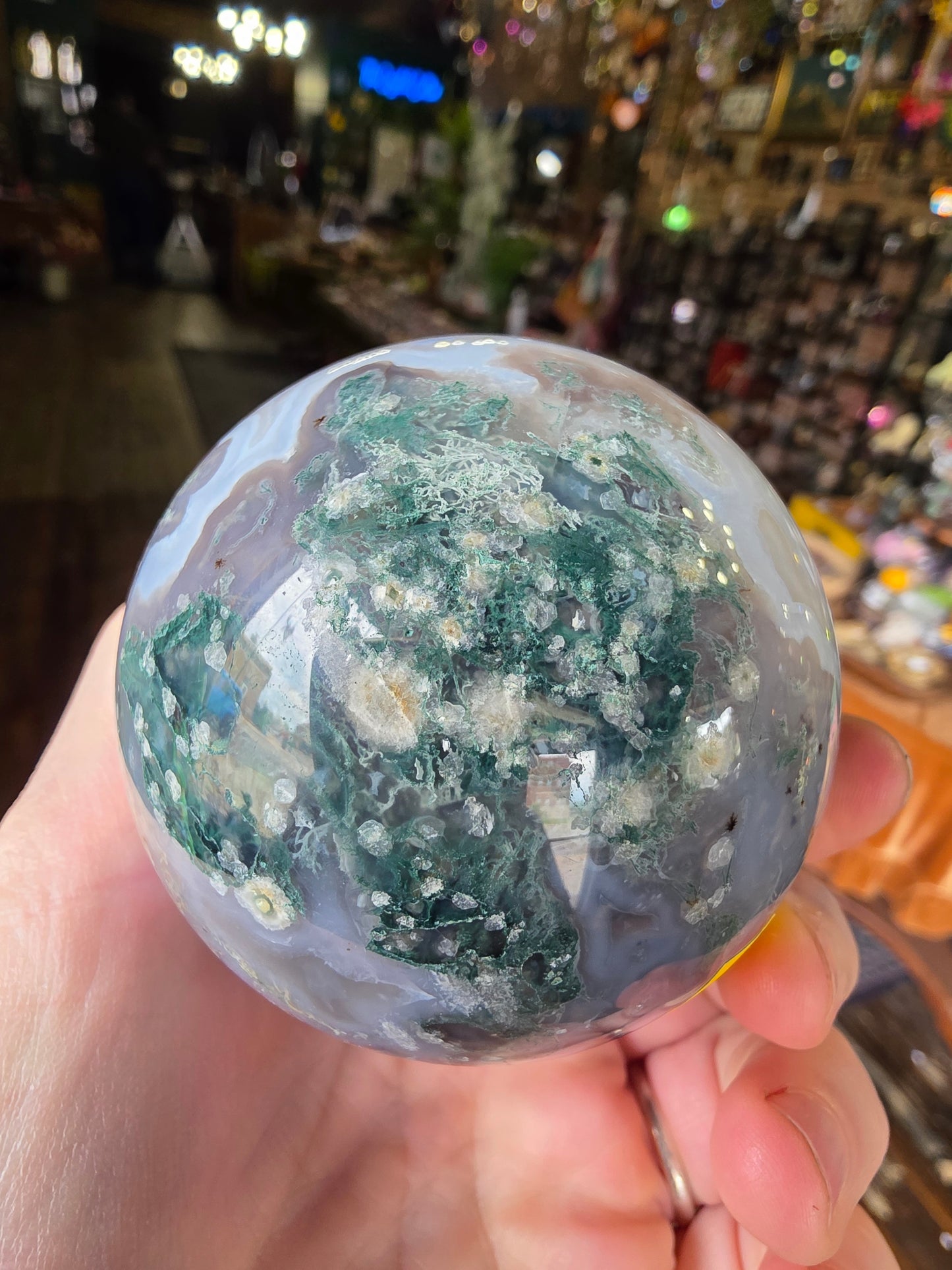 Moss Agate Sphere