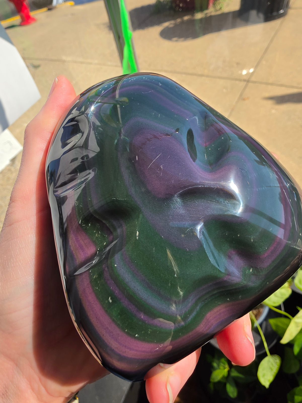 Rainbow Obsidian Freeform