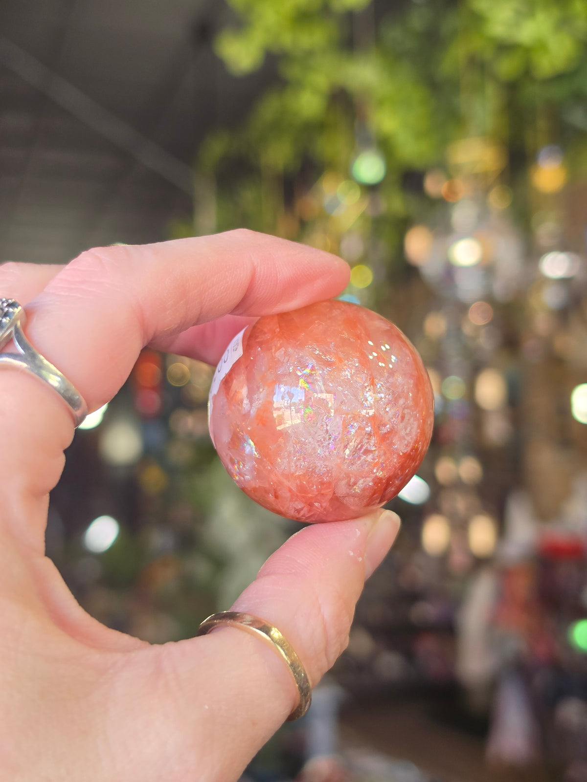 Fire Quartz Sphere
