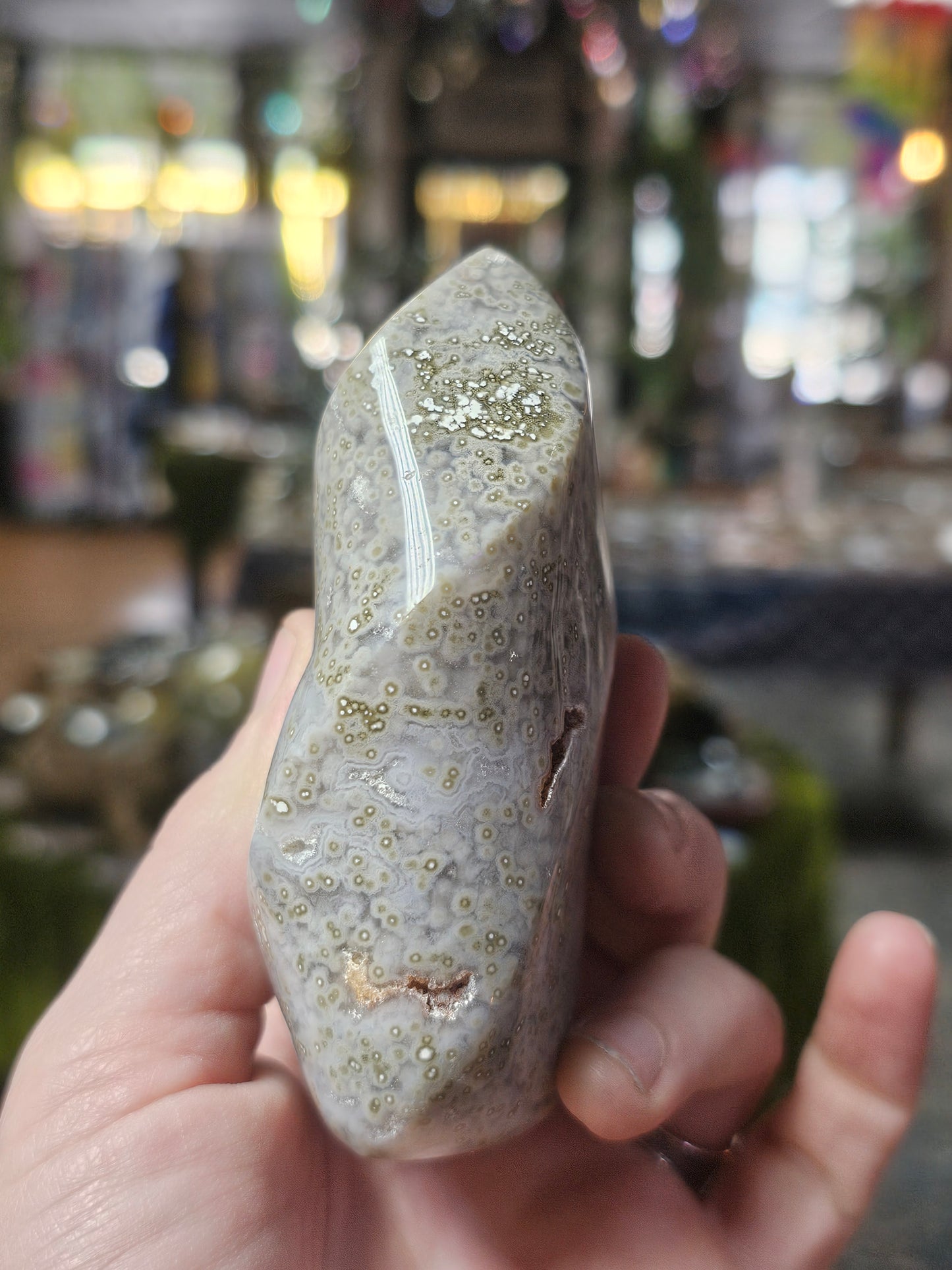 Orbicular Jasper Flame