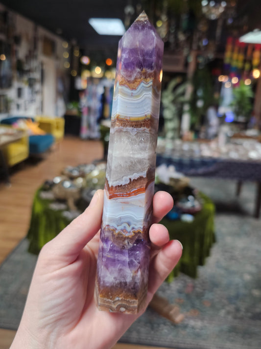 Amethyst Agate Tower