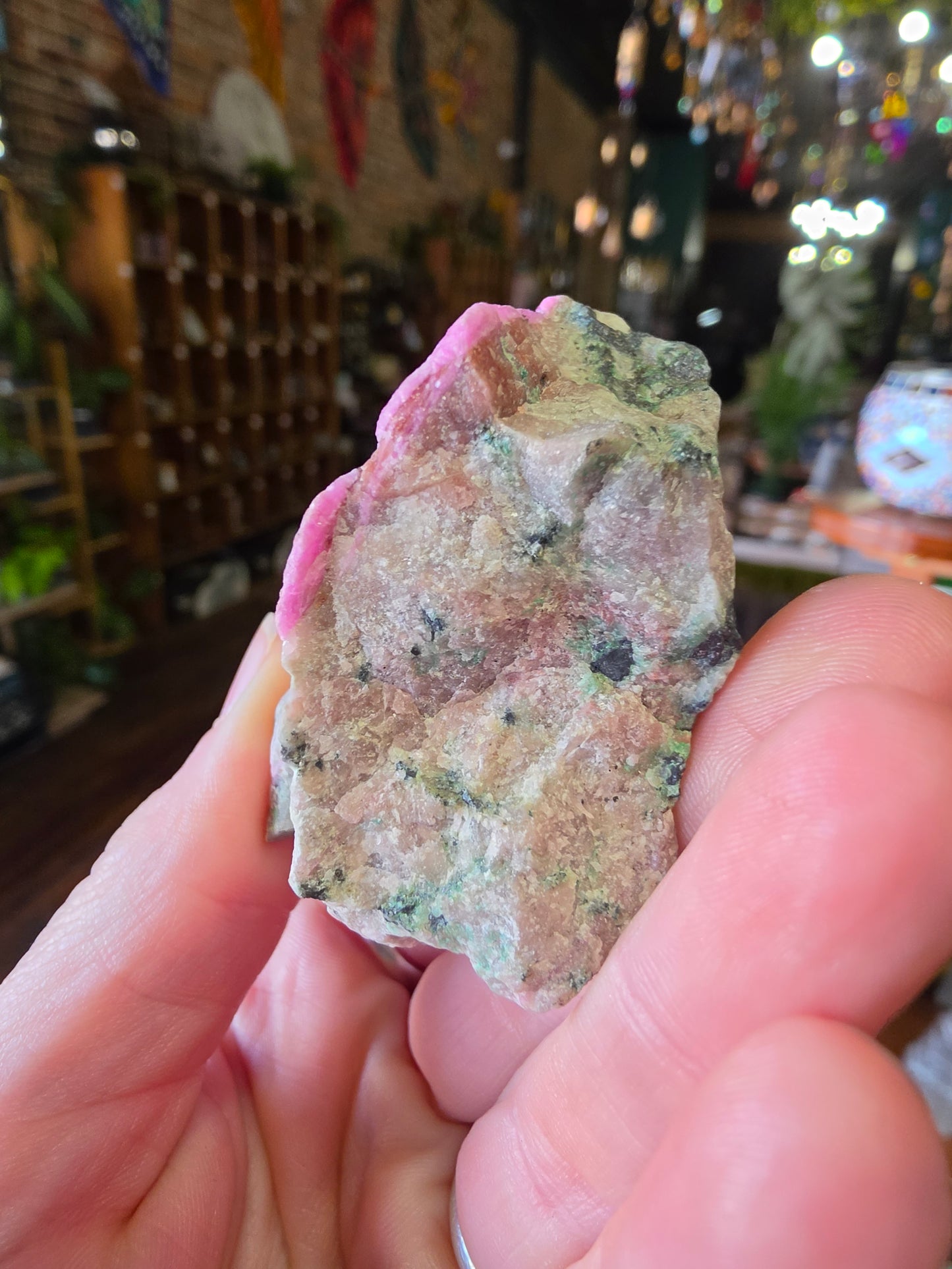 Colbalto Calcite and Malachite