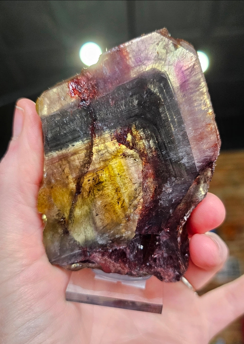 Included Amethyst with Citrine*
