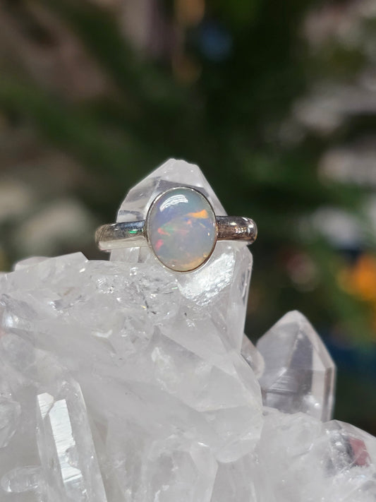 Size 6 Ethiopian Opal Ring