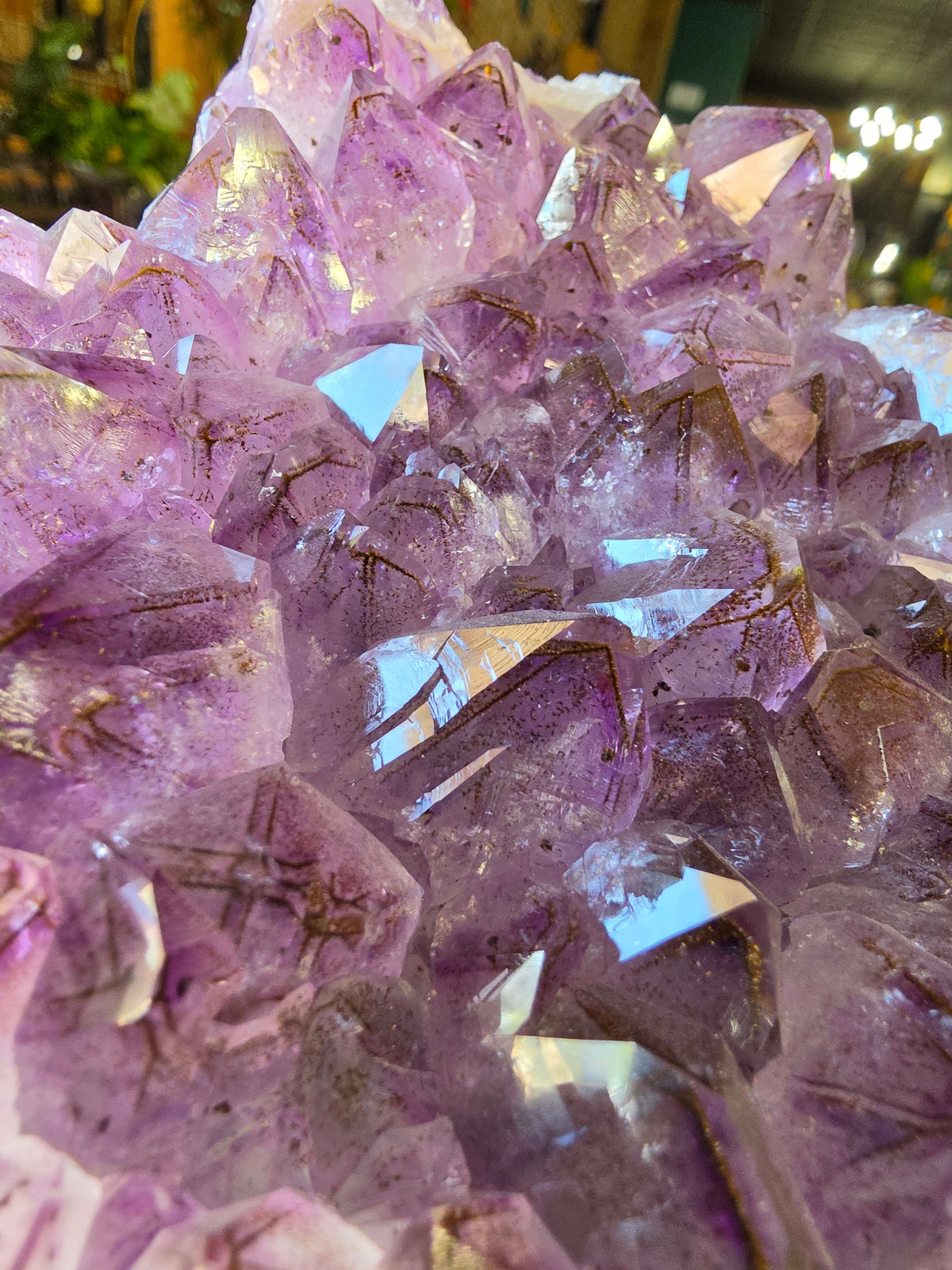 Included Amethyst Cluster