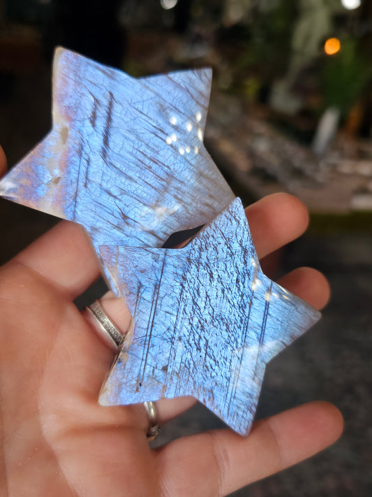 Moonstone Star Carving