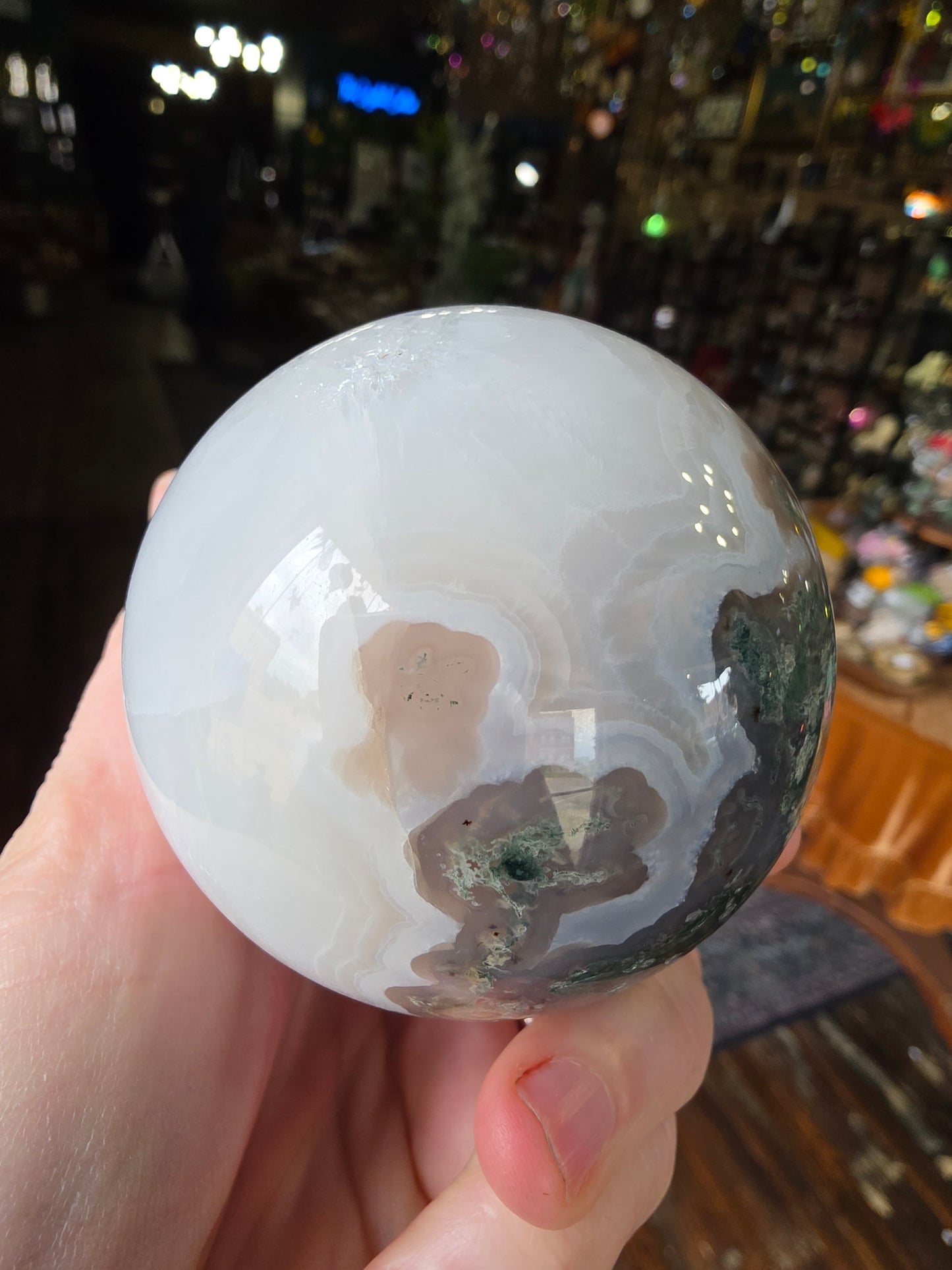 Moss Agate Sphere
