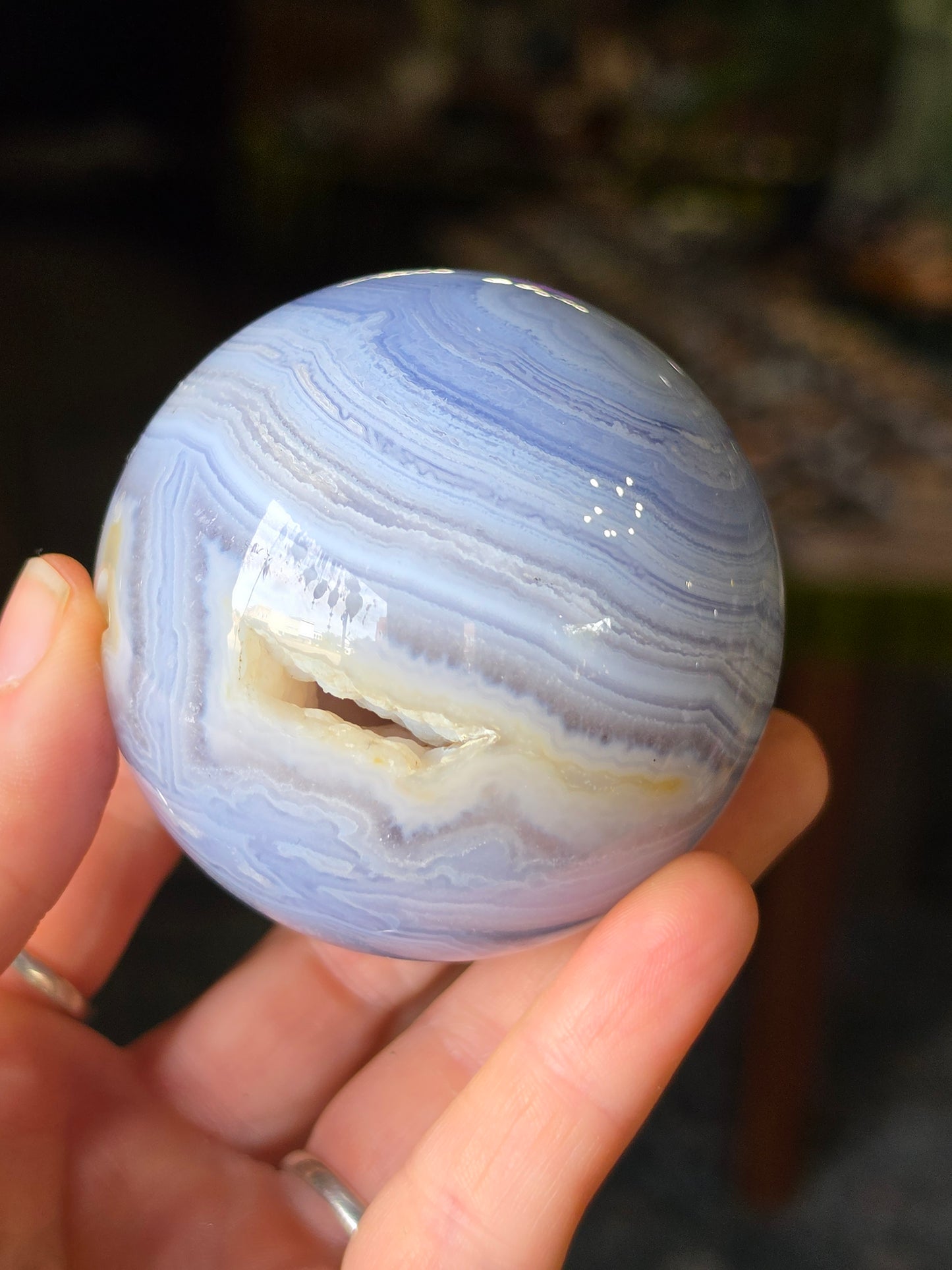 Blue Lace Agate Sphere