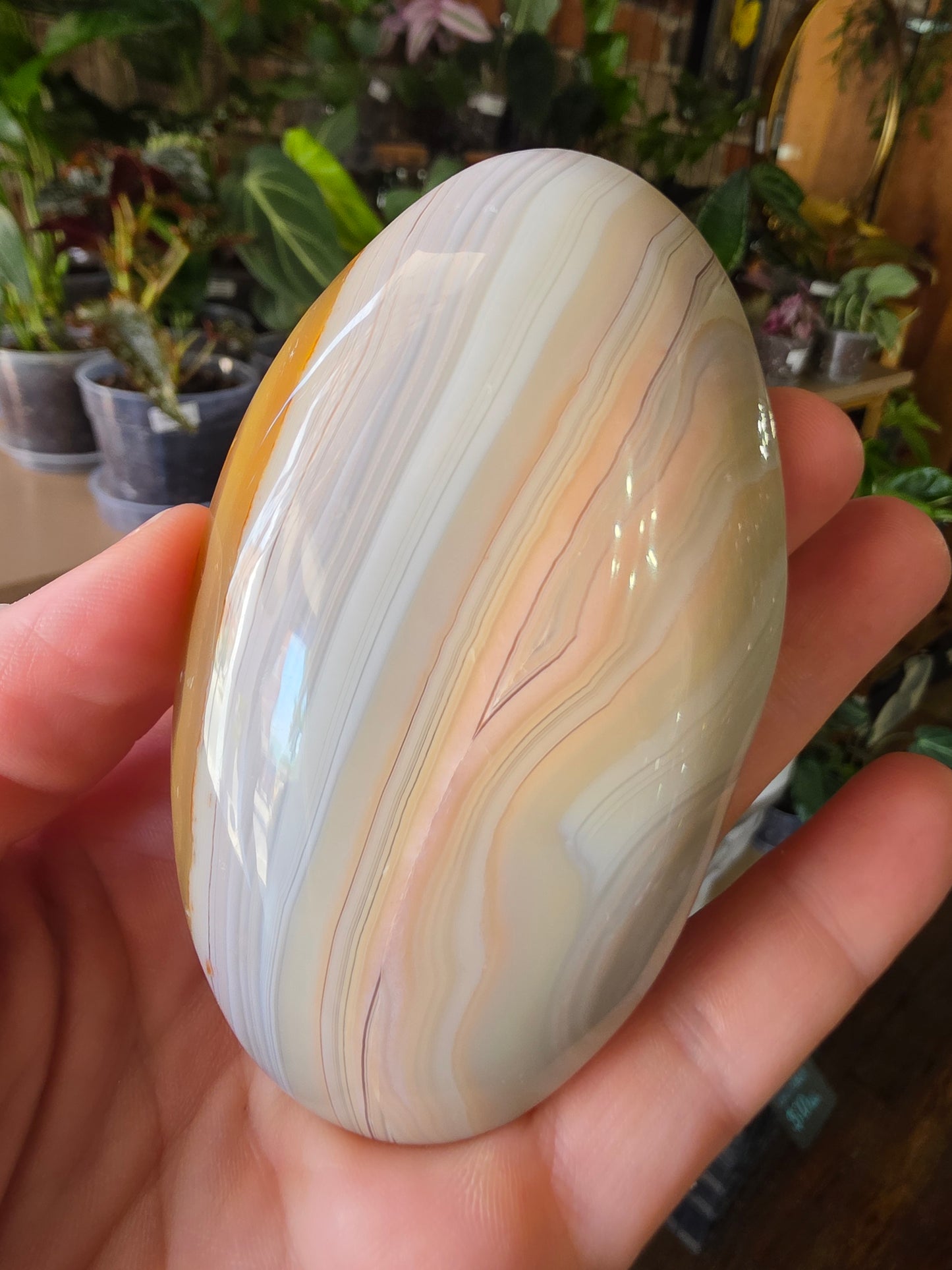 Large Banded Agate Palmstone