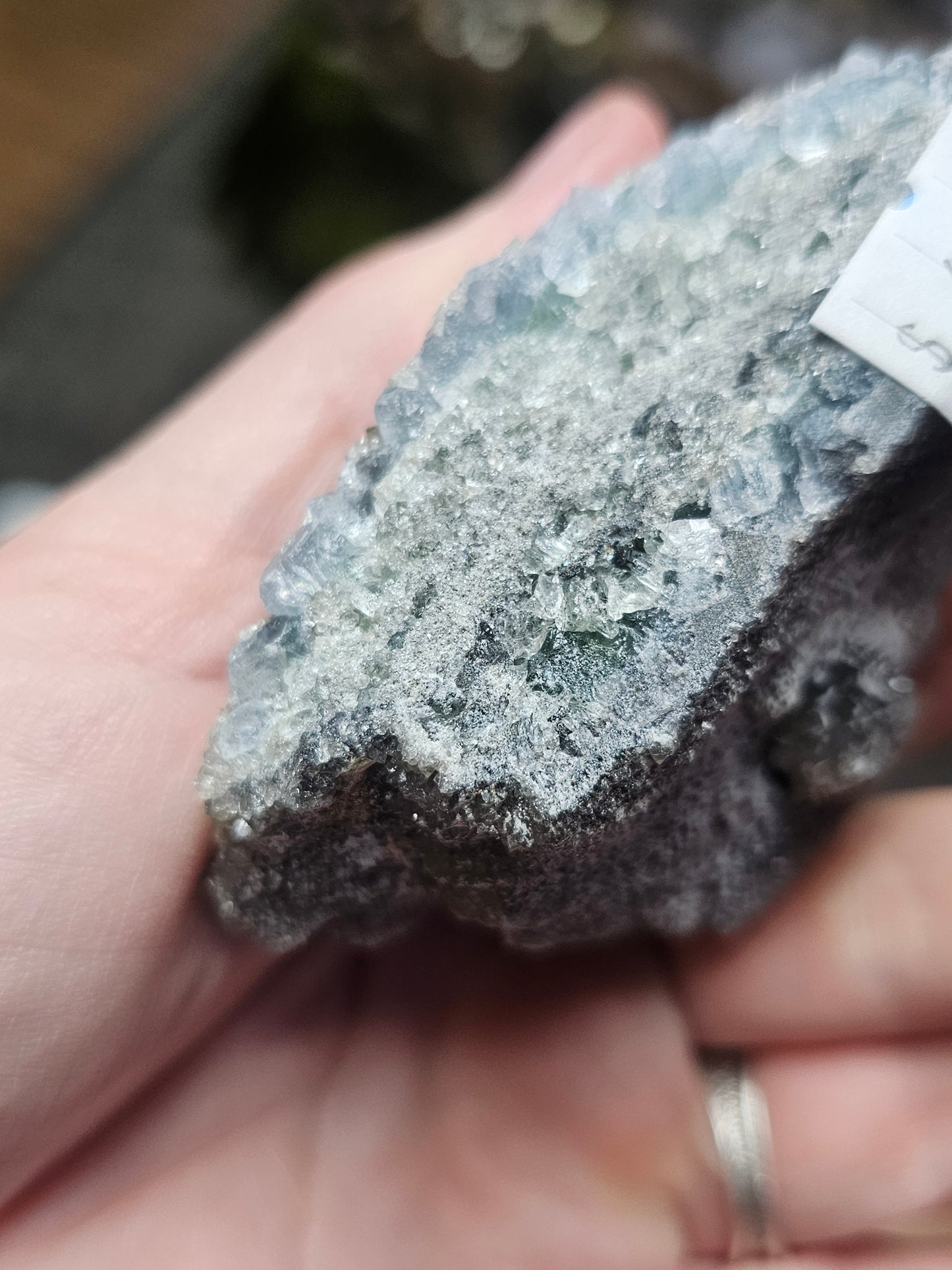 Cubic Blue Sugar Fluorite