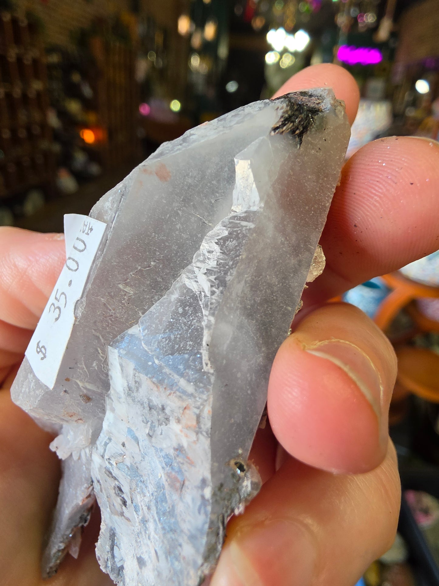 Specular Hematite On Quartz