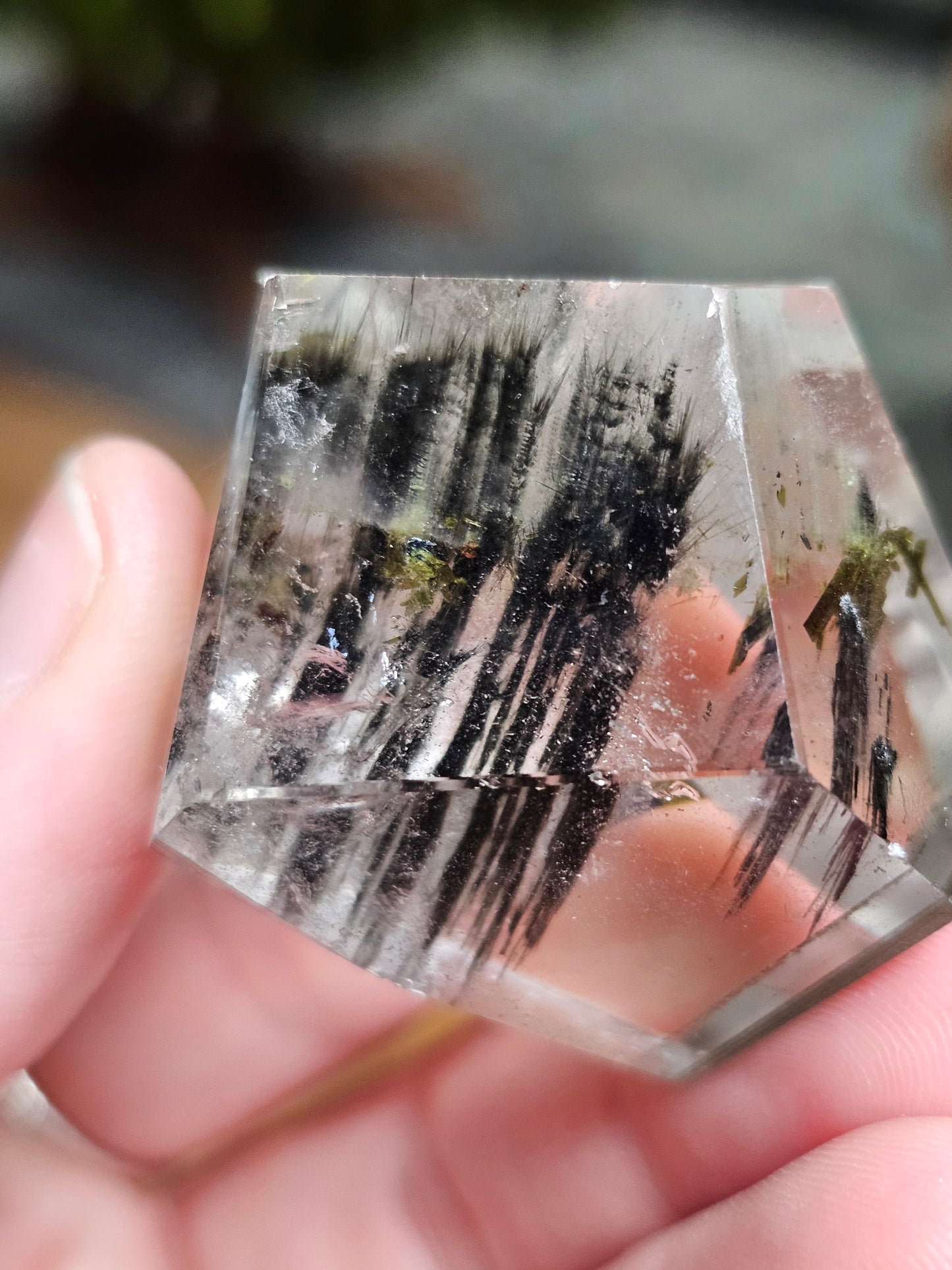 Actinolite and Epidote in Quartz
