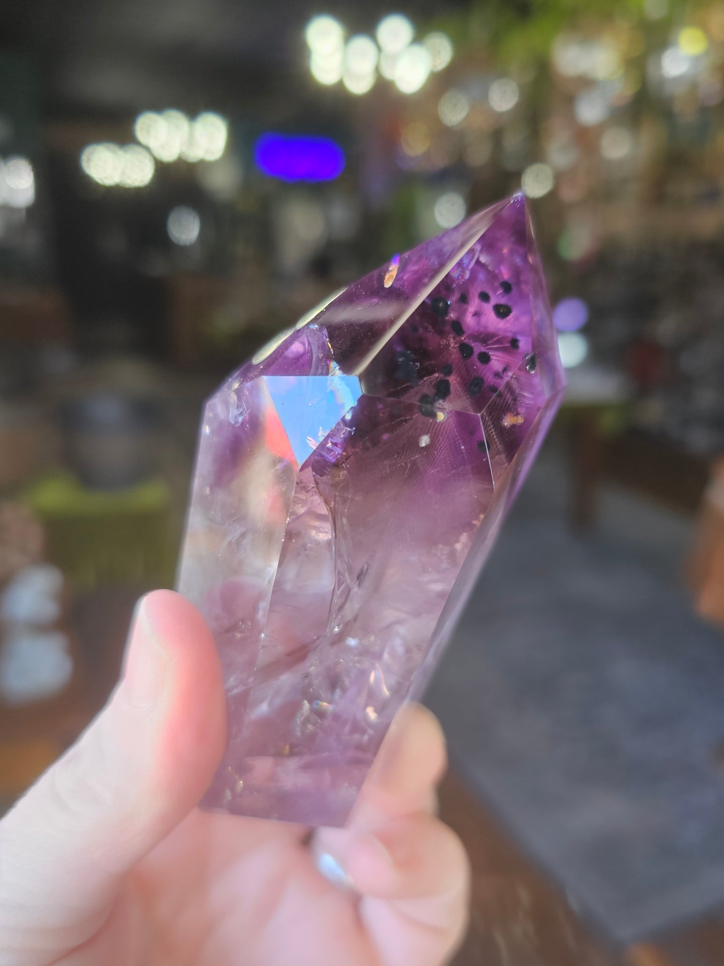 Polished Amethyst Point