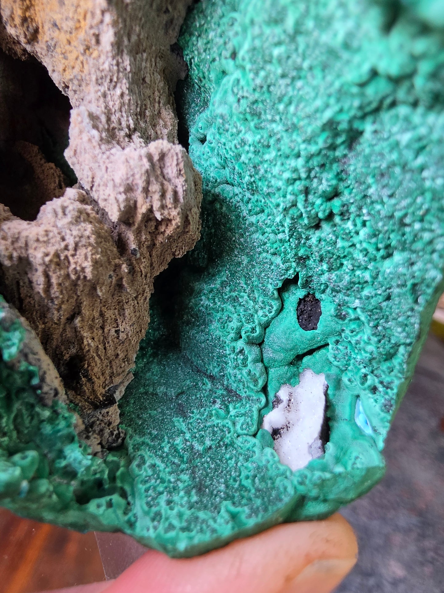 Chrysocolla and Malachite Specimen