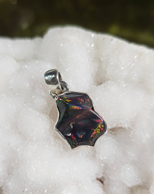 Chalama Black Opal Pendant