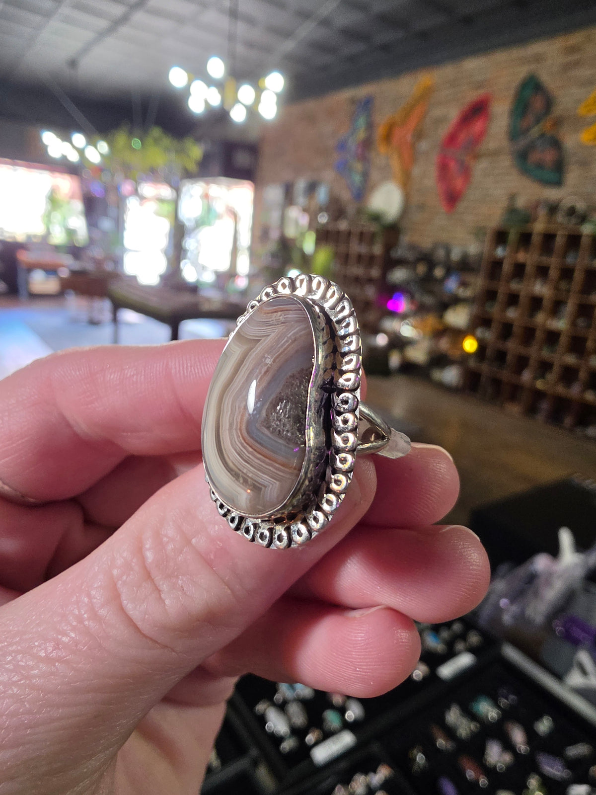 Laguna Lace Agate Ring Size 5