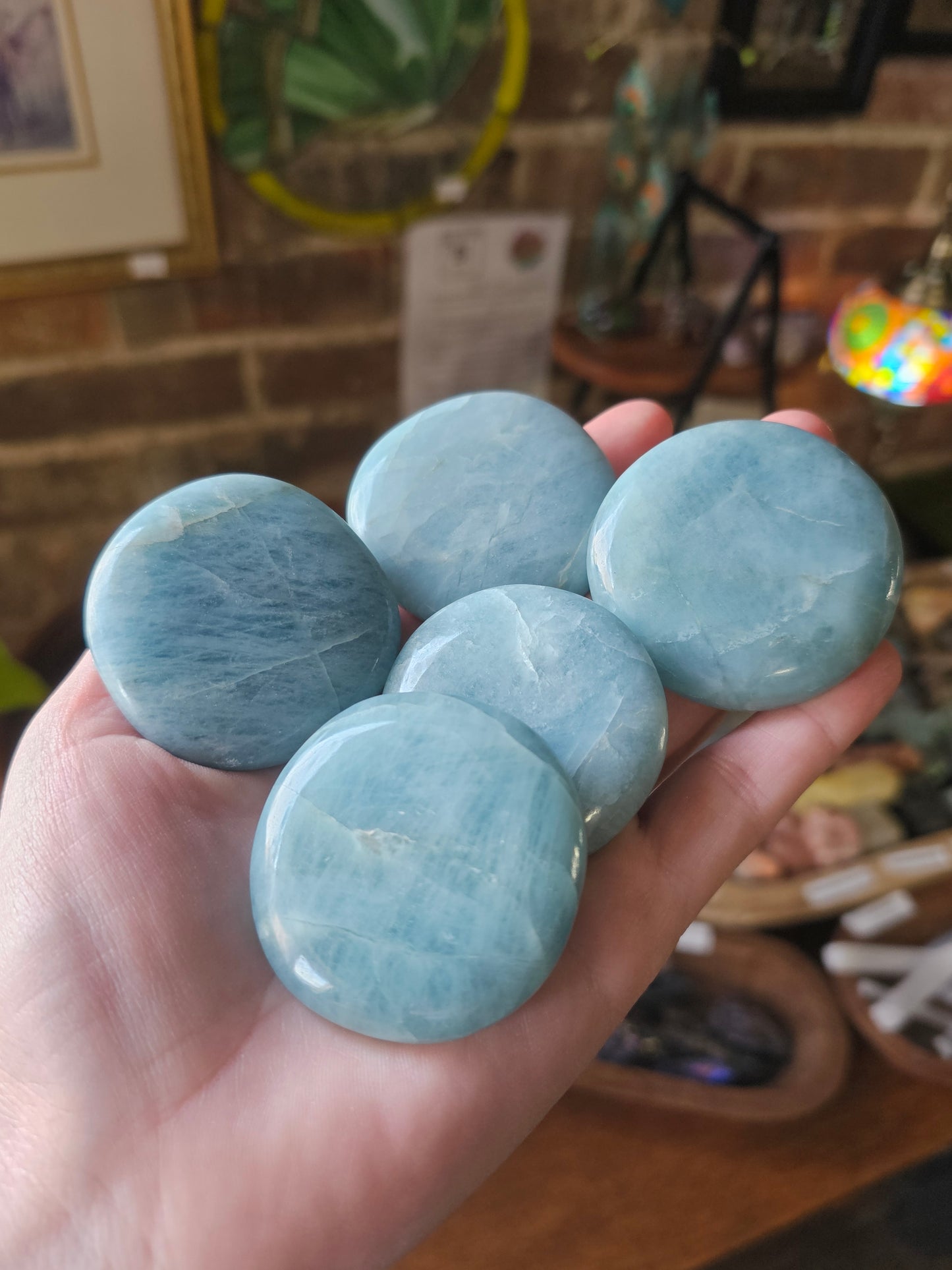Aquamarine Palm Stone