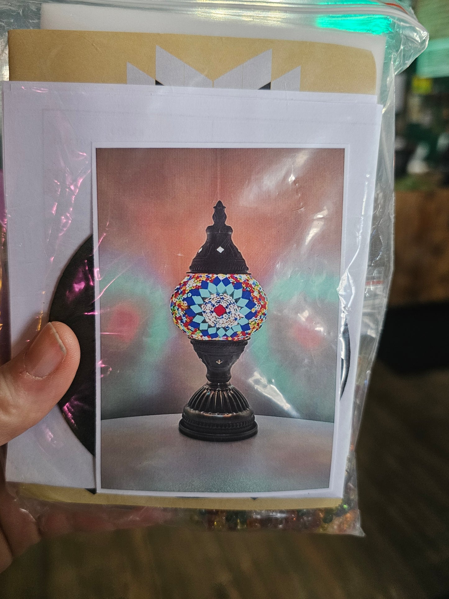 DIY Mosaic Lamp Kit