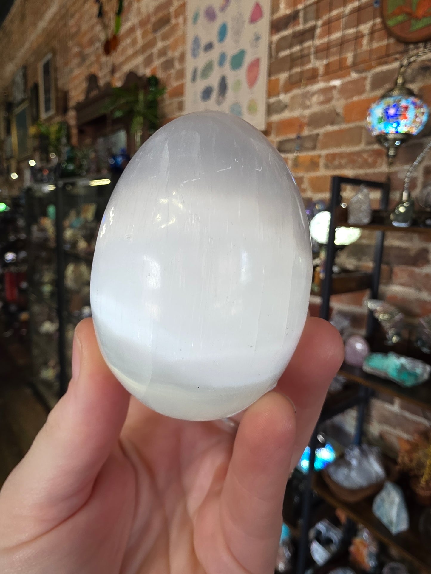 Satin Spar Egg
