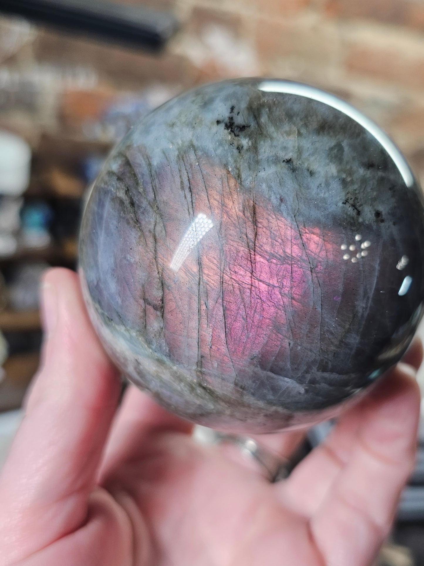 Sunset Labradorite Sphere