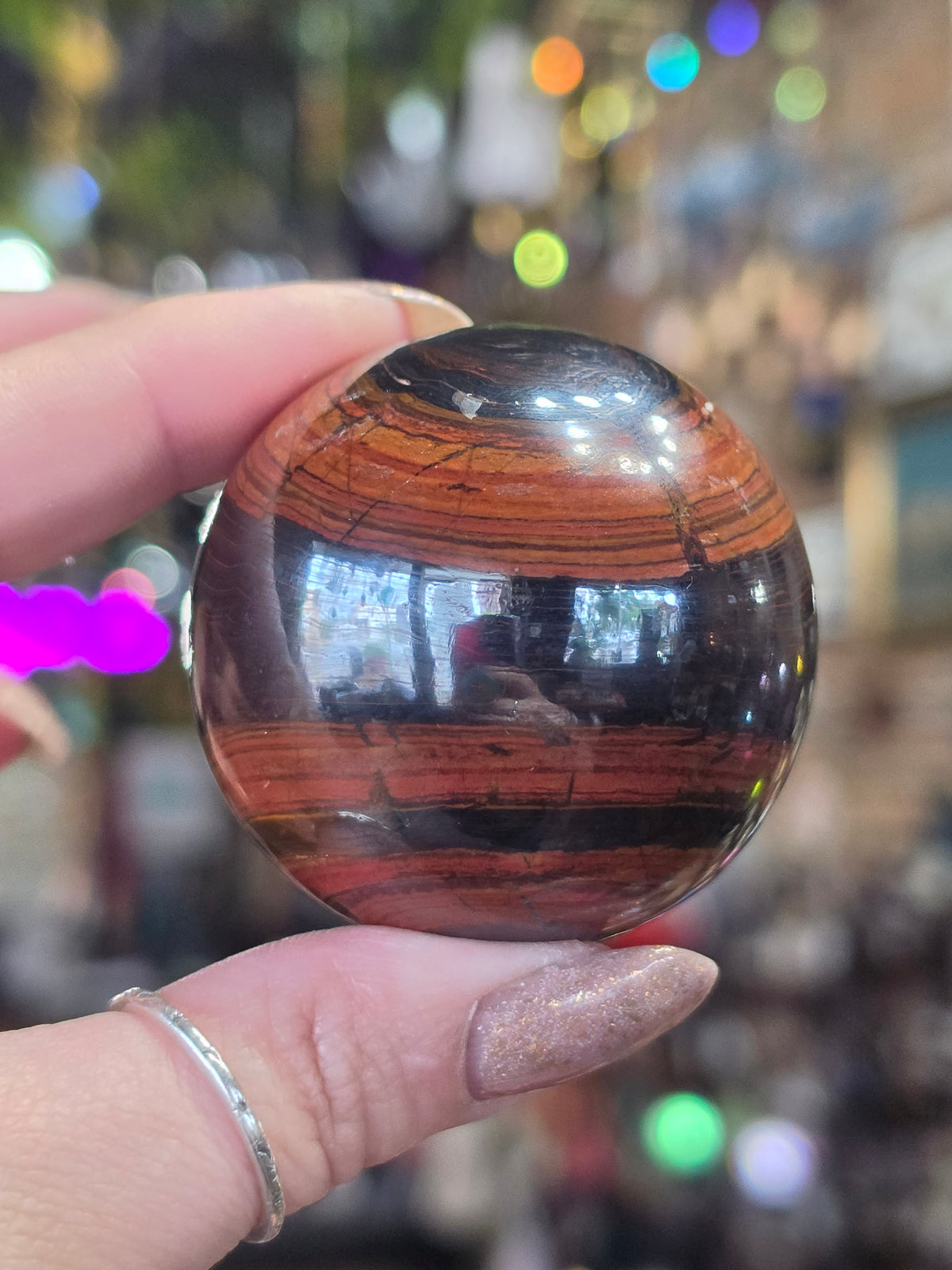 Tiger Iron Sphere