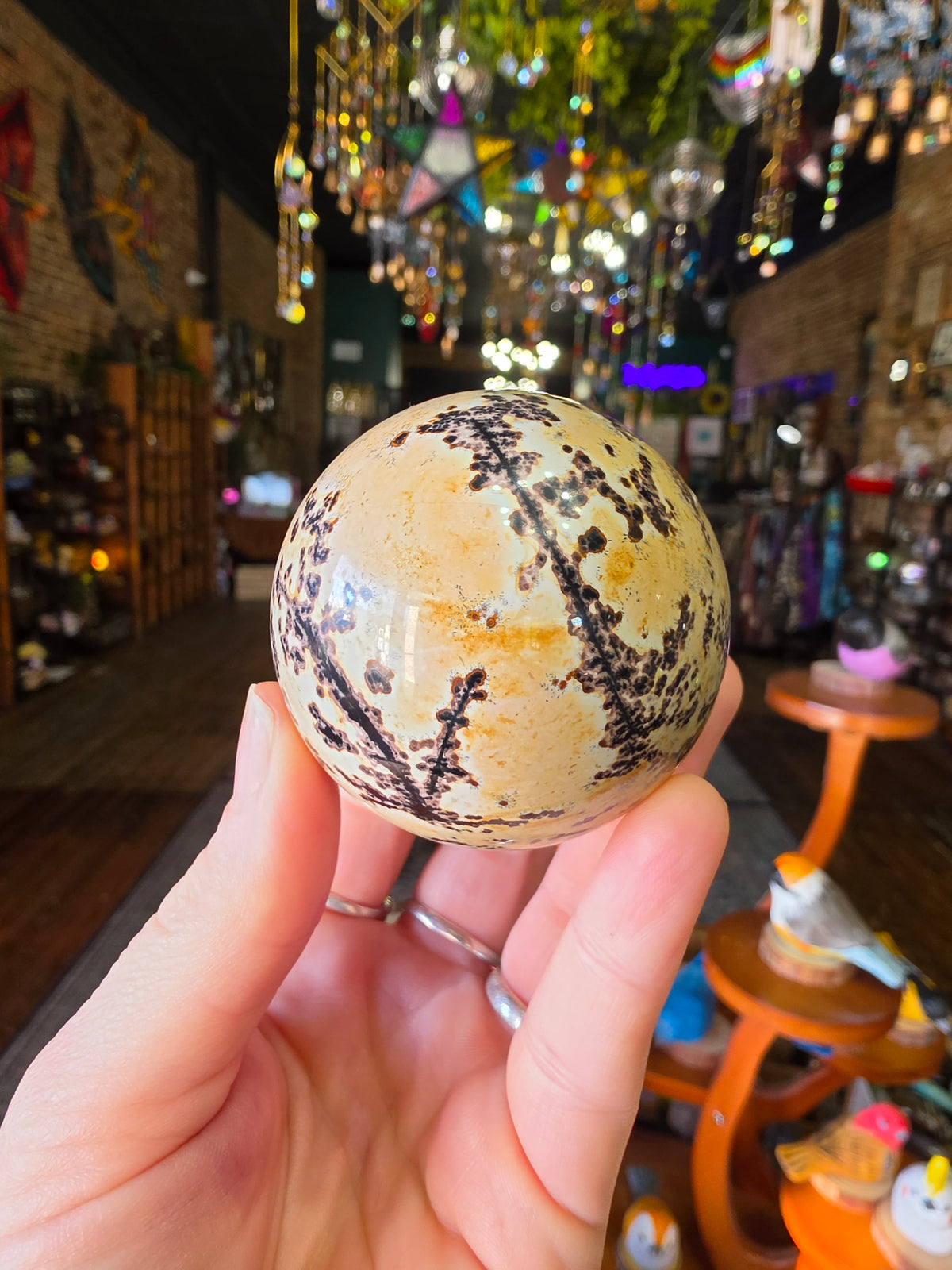 Dendritic Jasper Sphere