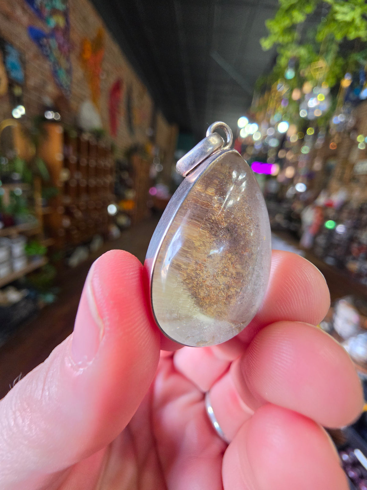 Included Quartz Pendant