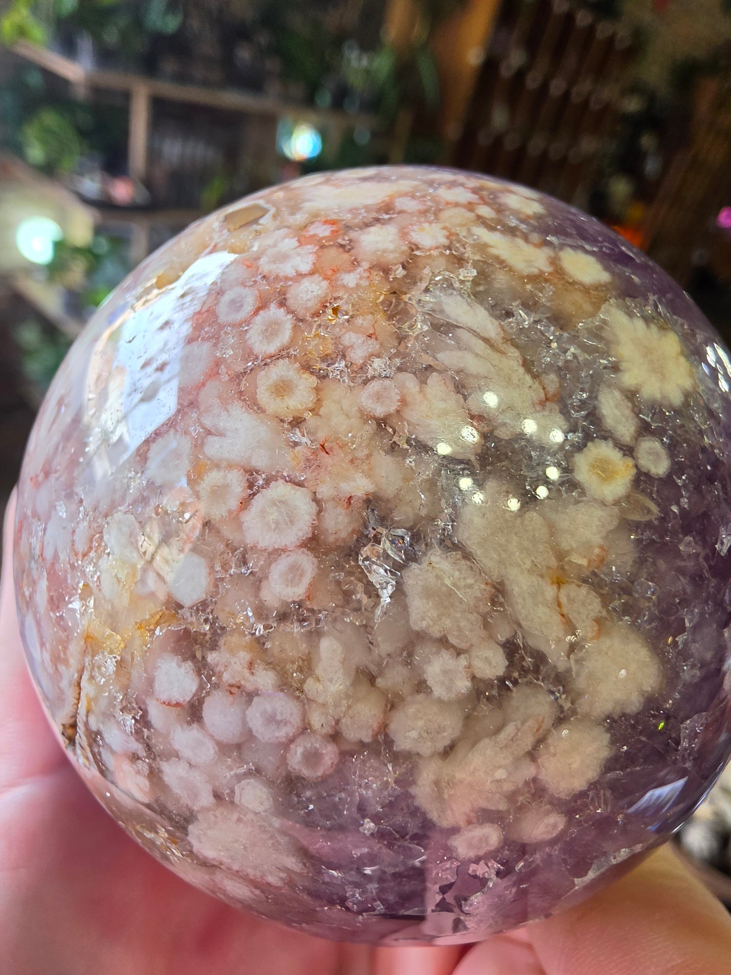 Amethyst Flower Agate