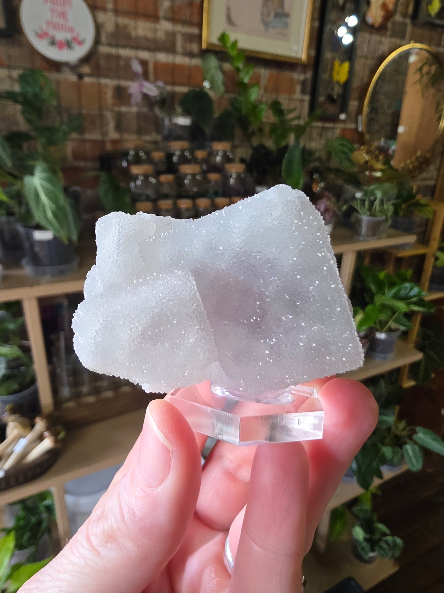 Sugar Fluorite Cube