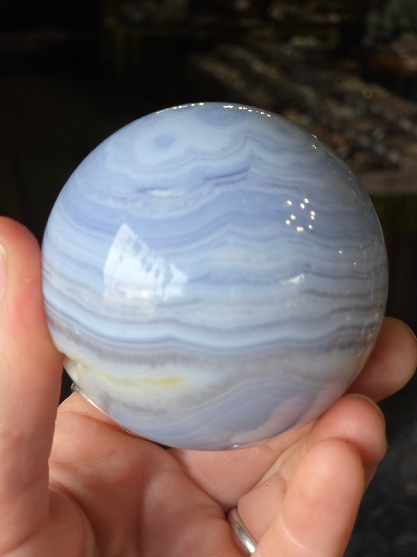 Blue Lace Agate Sphere