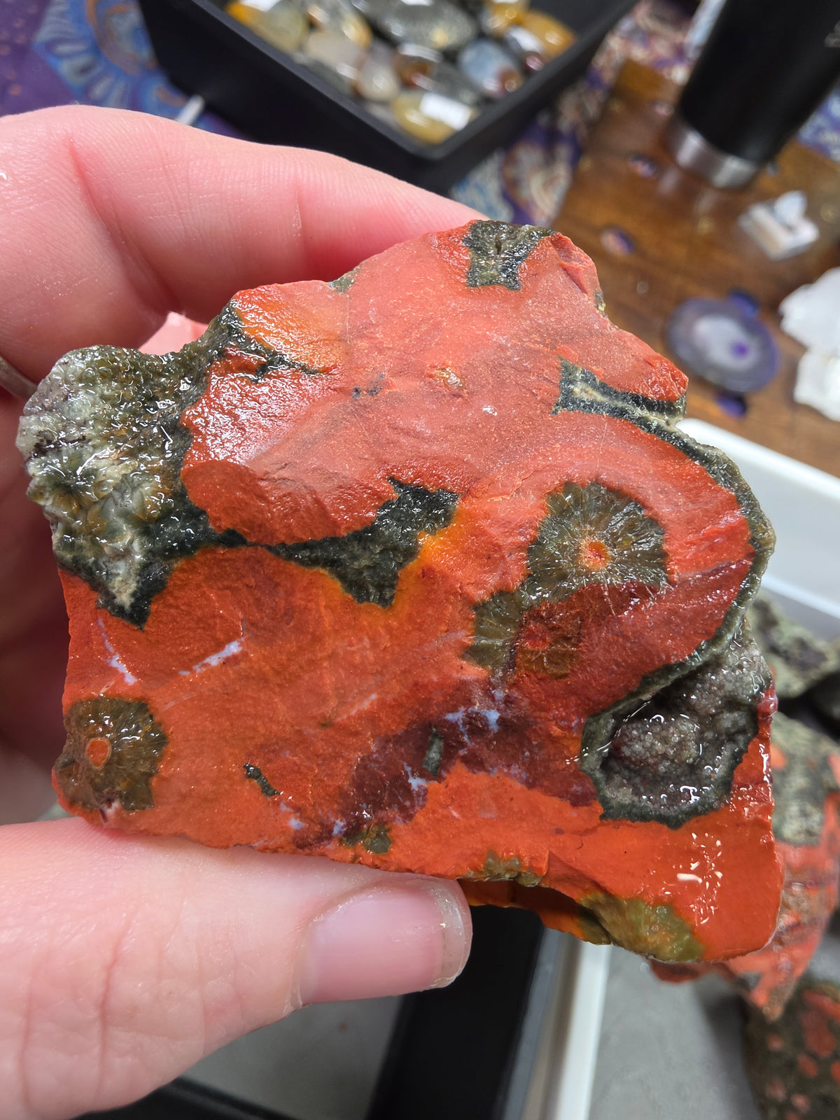 Orbicular Jasper Rough