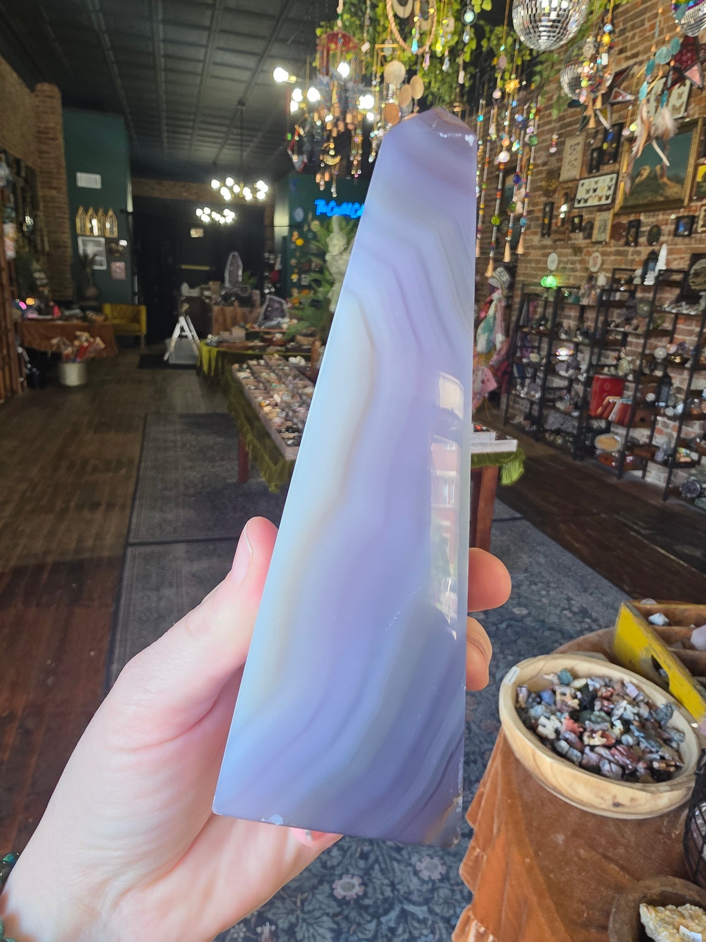 Brazillian Agate Tower