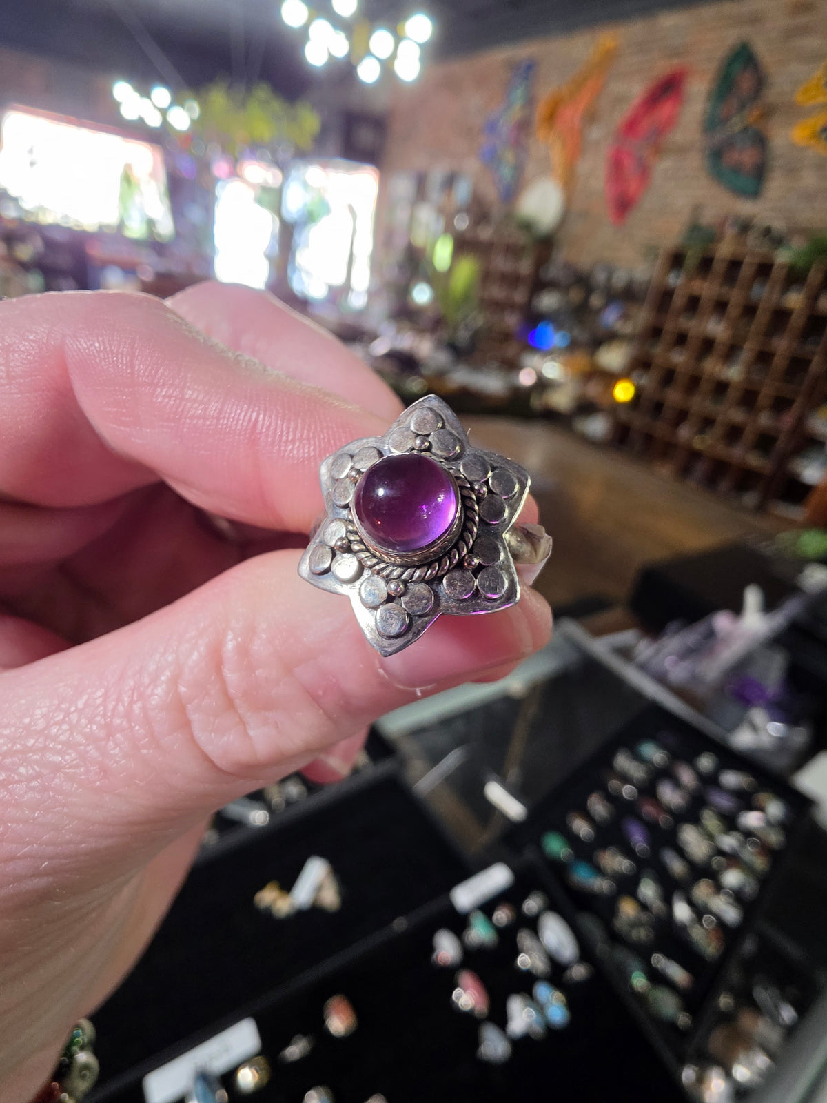 Amethyst Ring Size 8