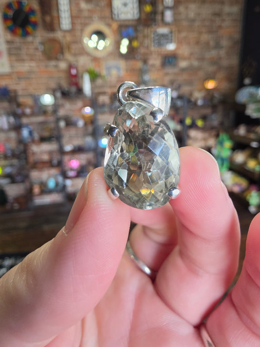 Green Amethyst Pendant