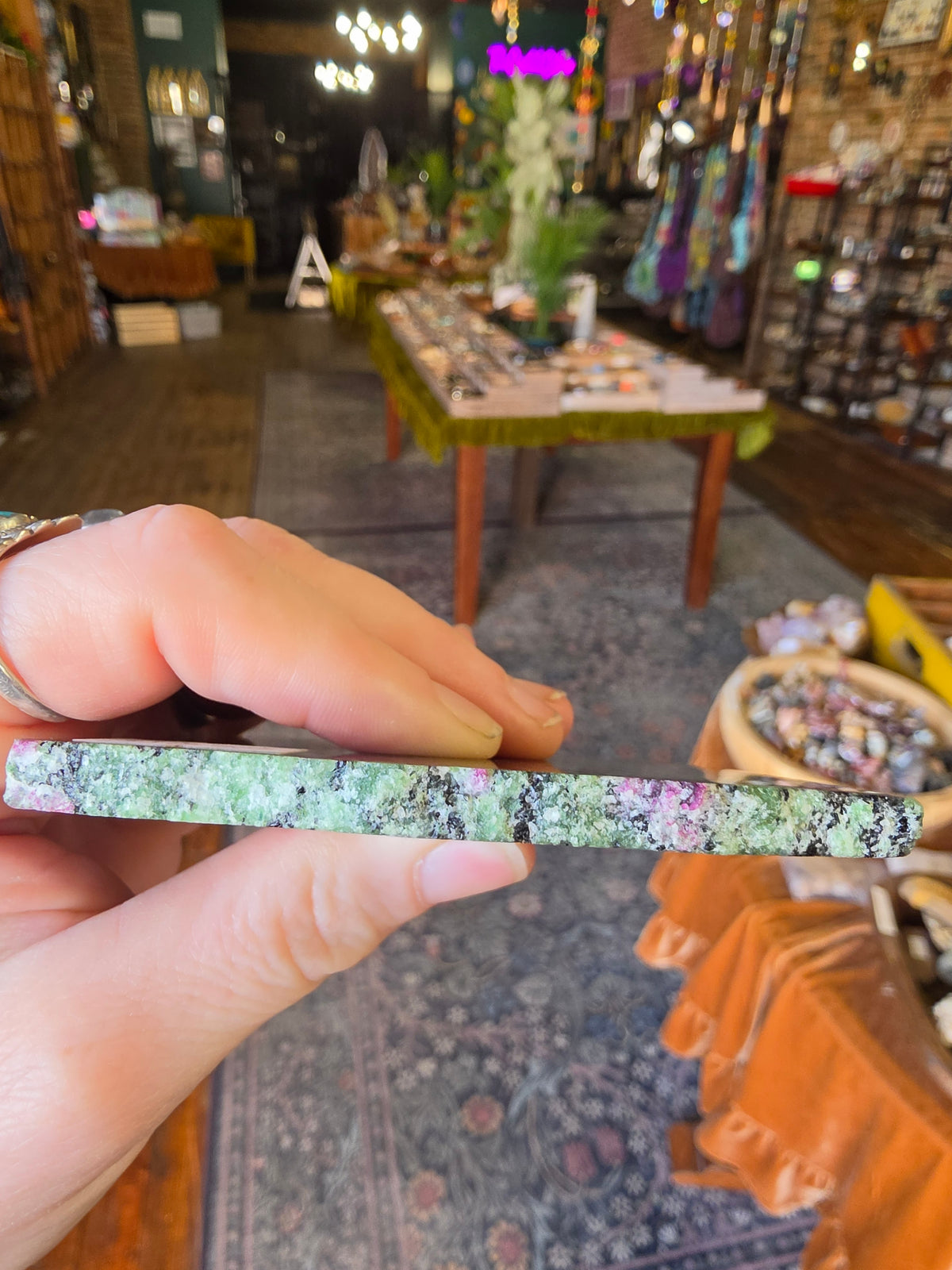 Ruby in Zoisite Slab