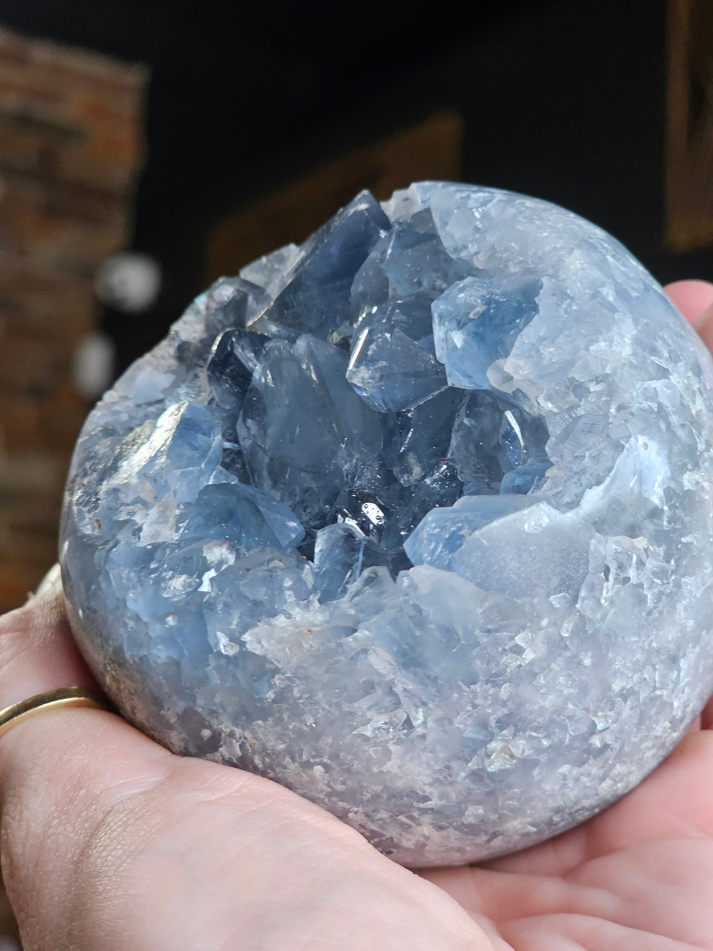 Celestite Sphere