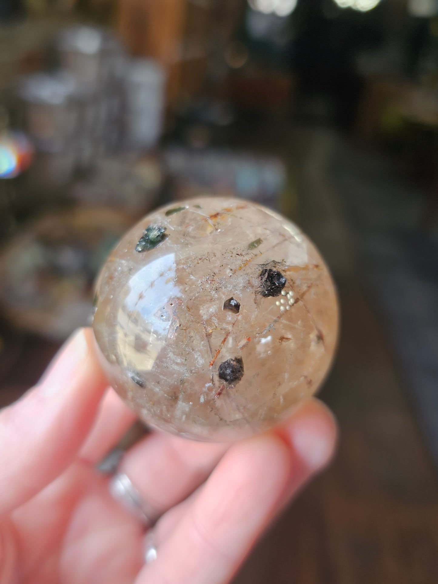 Included Quartz Sphere