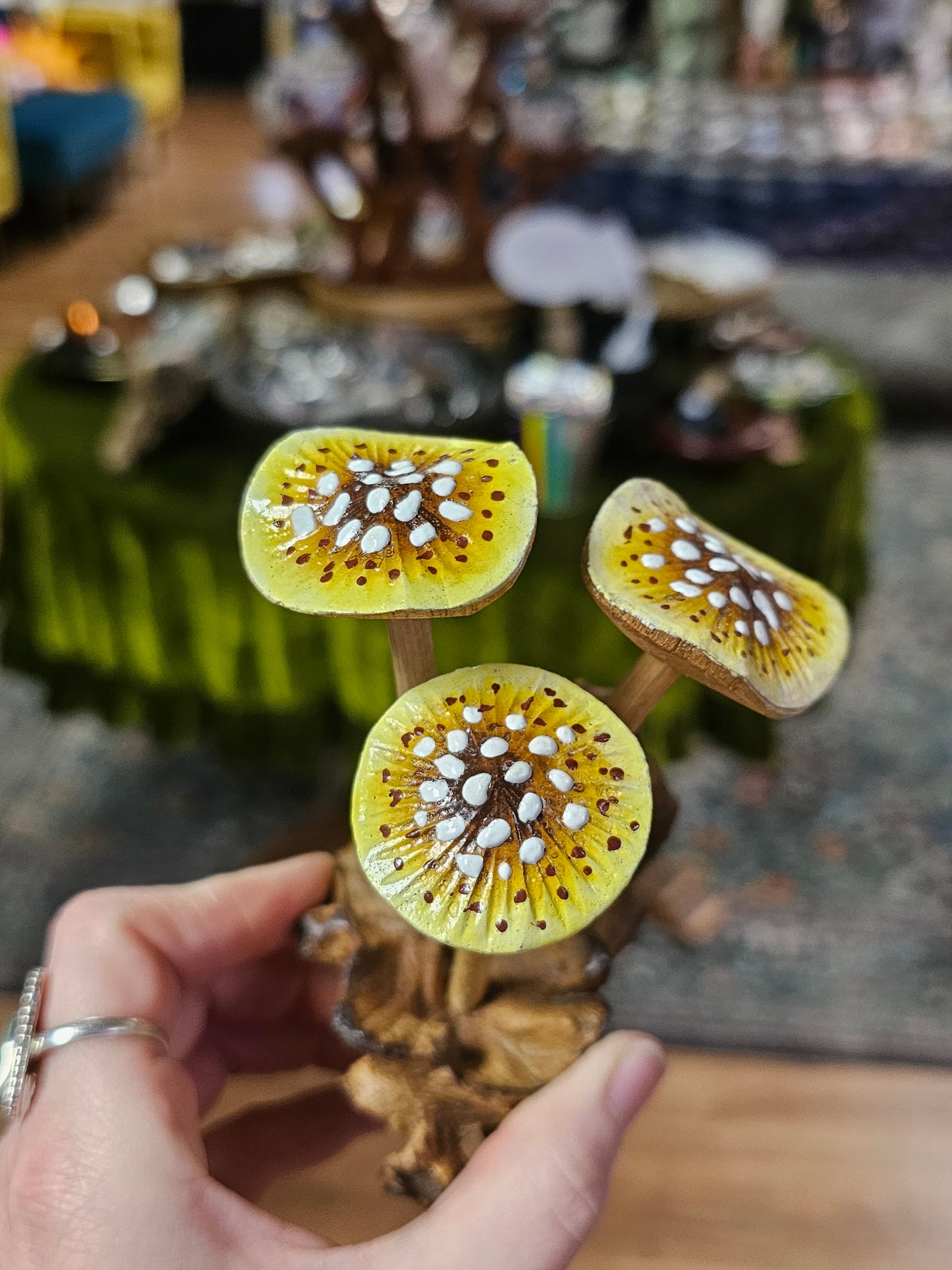 Wooden Mushroom Carving