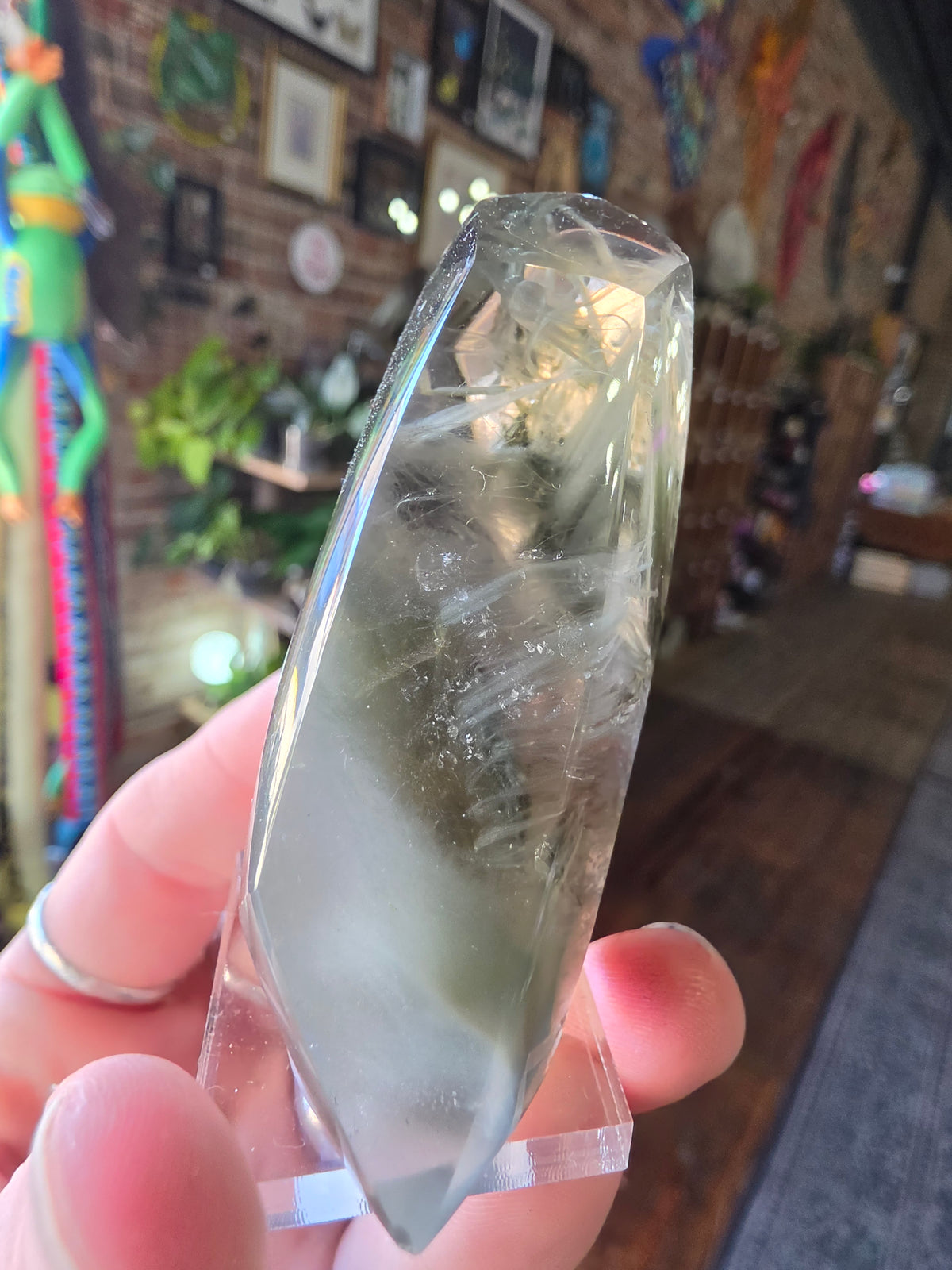 Blue Tera Quartz Polished Point